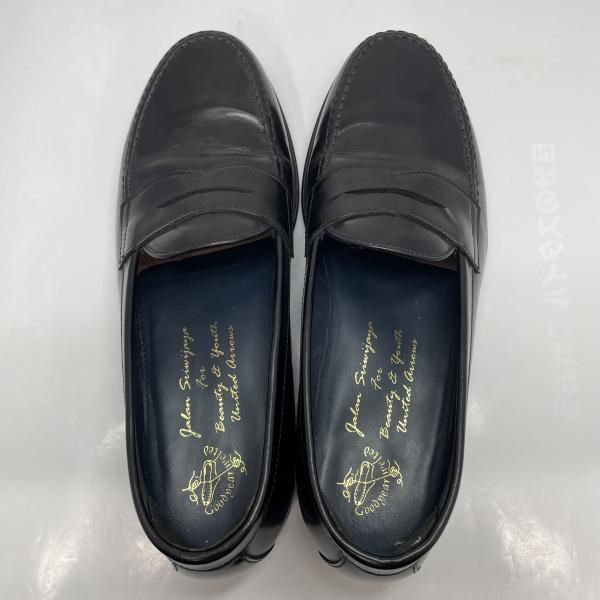 Jalan Sriwijaya 黒ローファー サイズ26cm 中古】Jalan Sriwijaya ローファー サイズ7 1/2(26.5cm相当) 98630