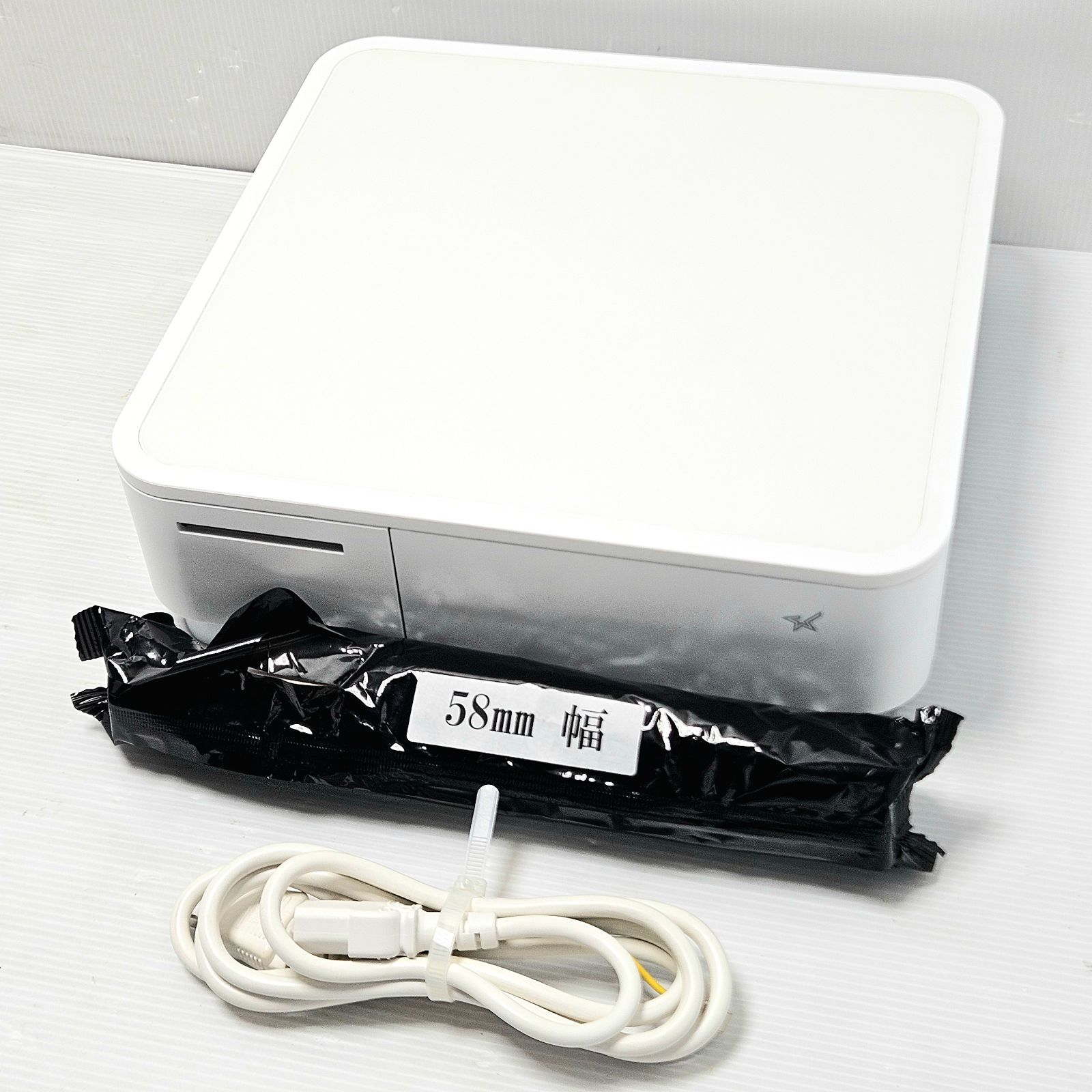 【動作品】スター精密 mPOP POP10 WHT JP Bluetooth レシートプリンター キャッシュドロア一体型 58mmロール紙付