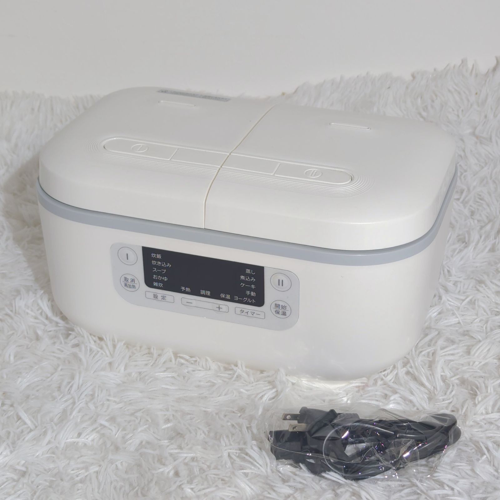 VERSOS VS-MA006 多機能 炊飯器 ダブルクック 3.5合+3.5合 - メルカリ