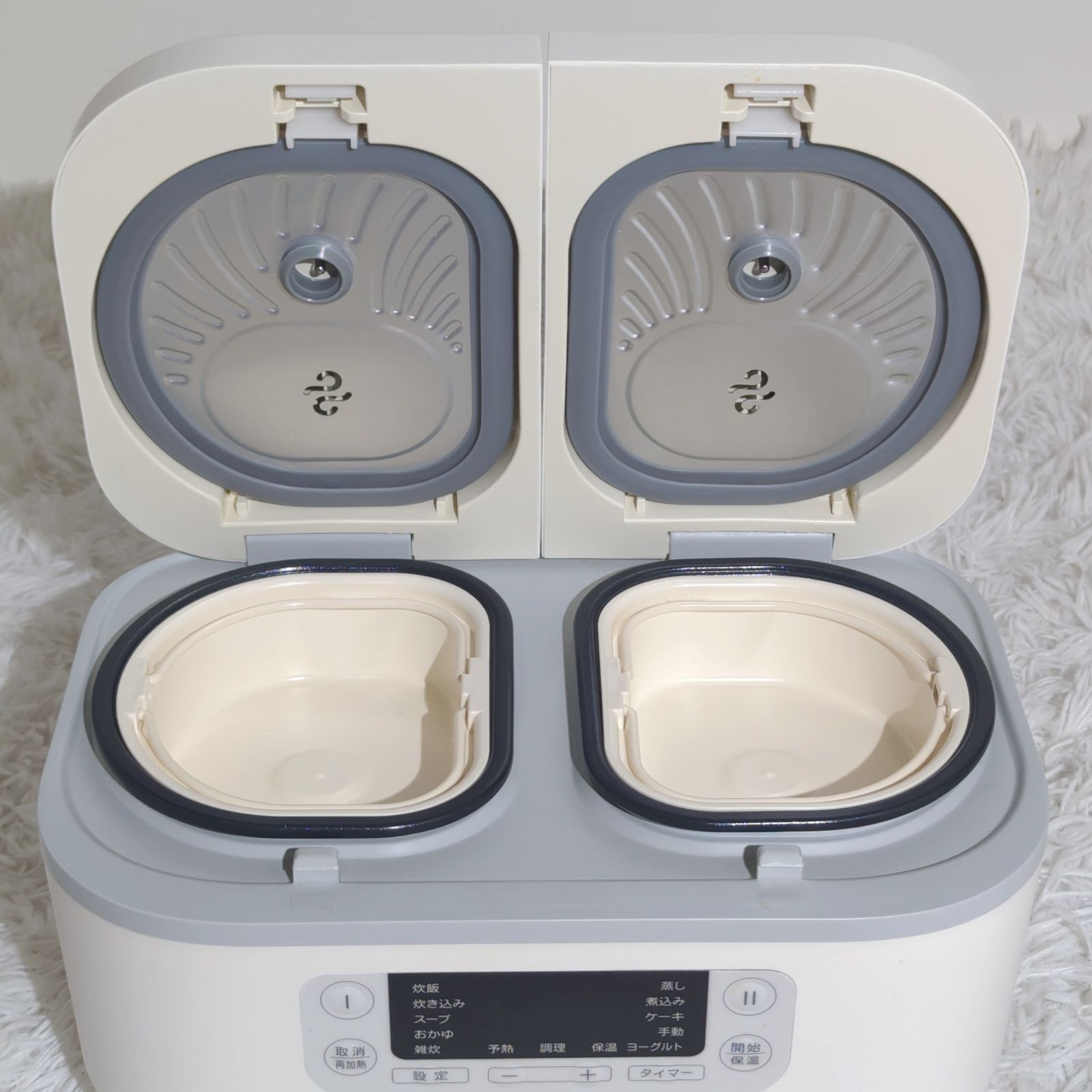 VERSOS VS-MA006 多機能 炊飯器 ダブルクック 3.5合+3.5合 - メルカリ