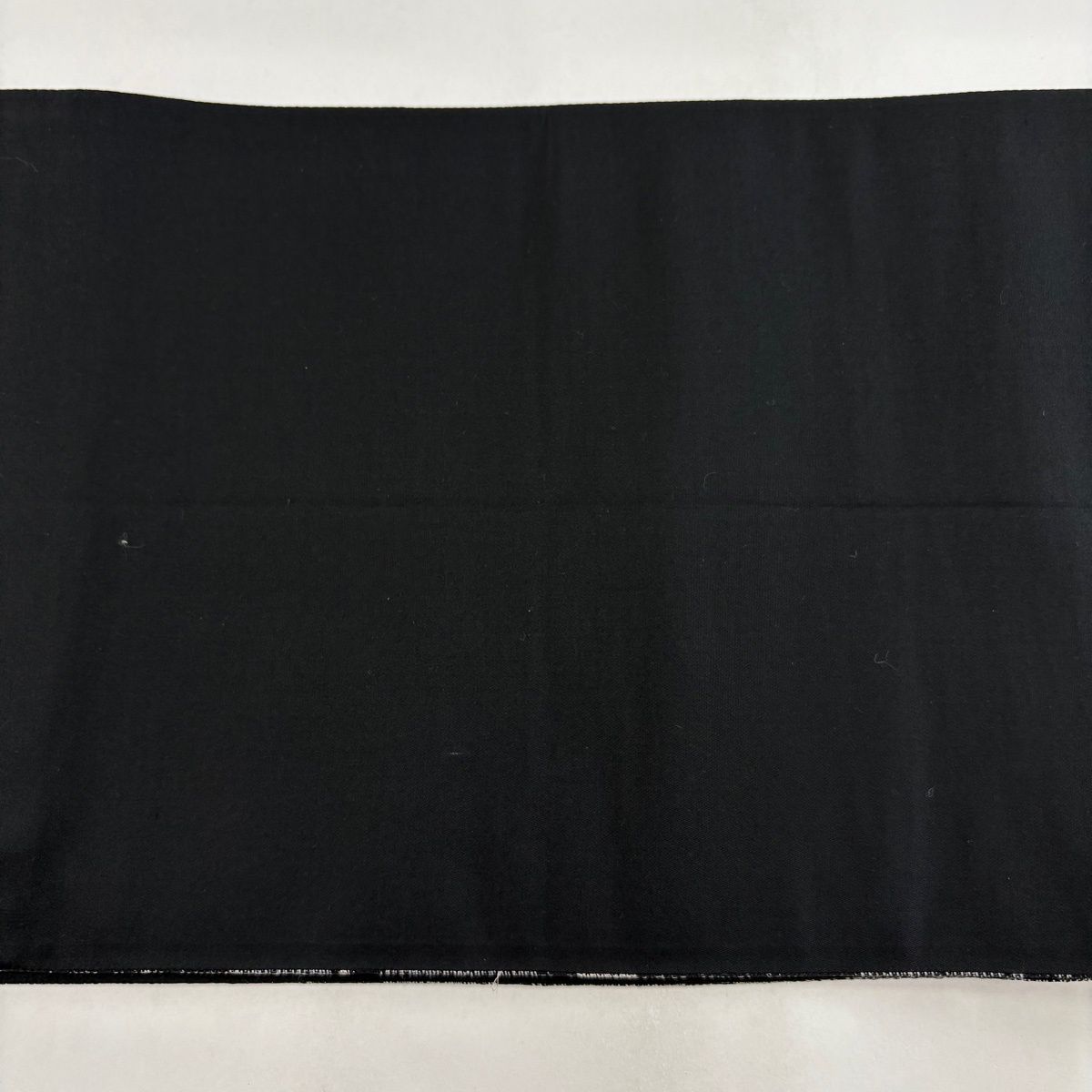 美品】 袋帯 名品 葡萄 流水 銀糸 黒灰 六通 正絹 【中古】