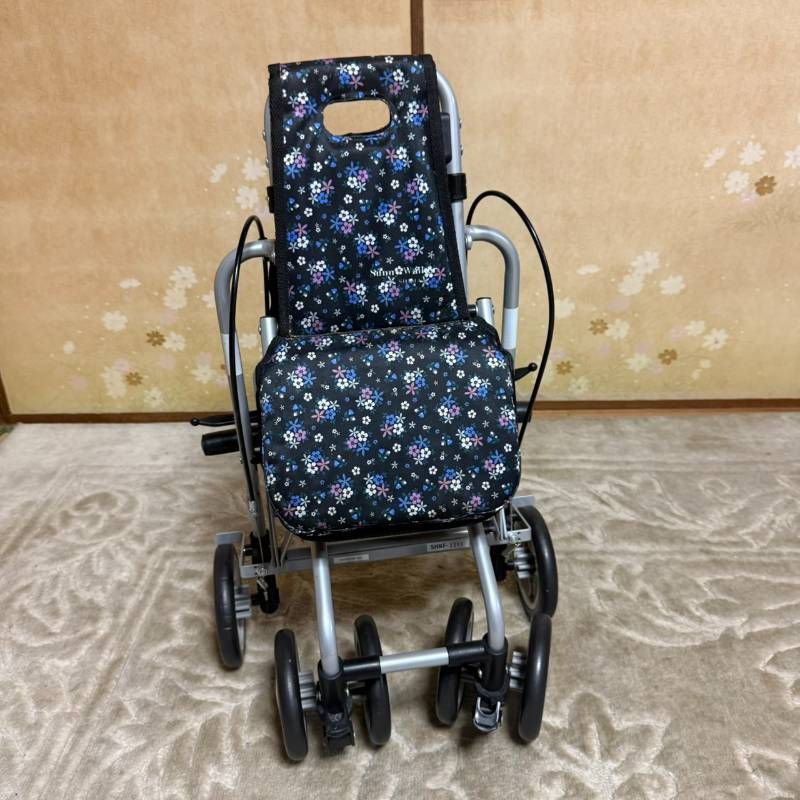 島製作所 SHIMA サニーウォーカー AW-RB シルバーカー 花柄 折りたたみ