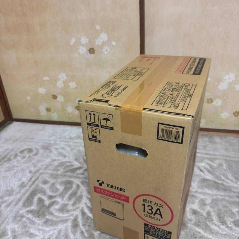 未使用 TOHO GAS ガスファンヒーター RC-24FSH 13A 都市ガス ホワイト
