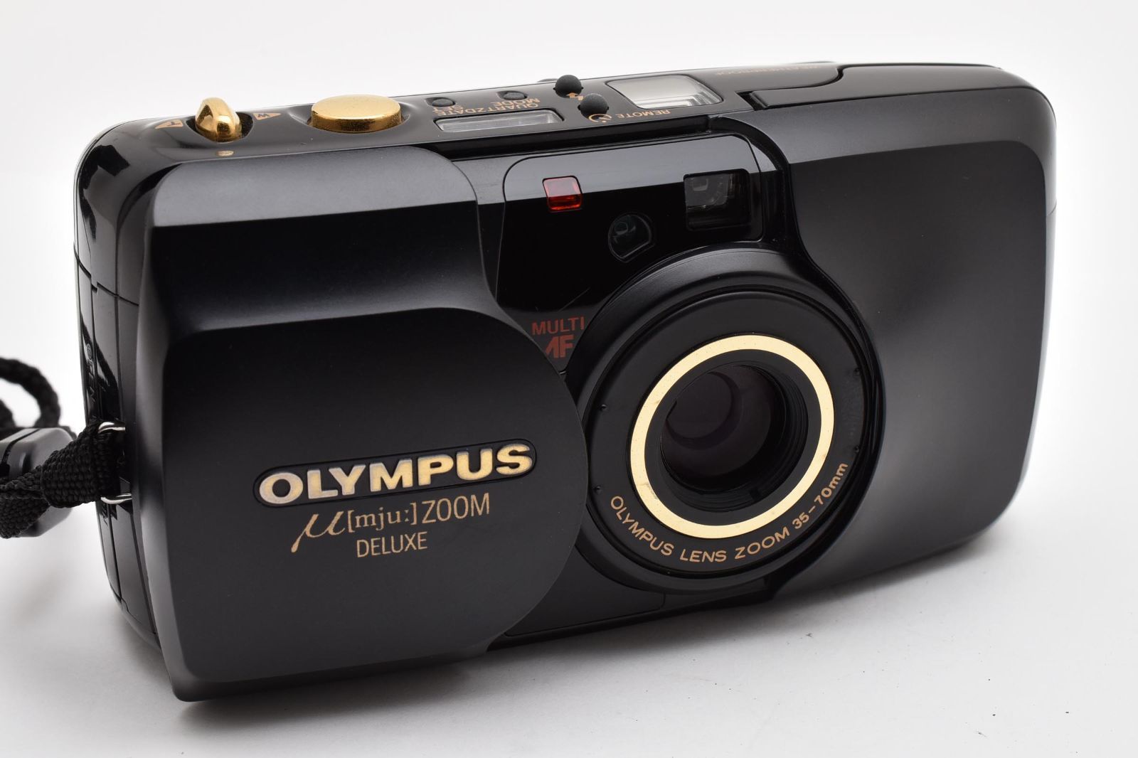 ☆良品☆オリンパス OLYMPUS μ [mju:] ZOOM DELUXE ブラック☆ T99＃5739