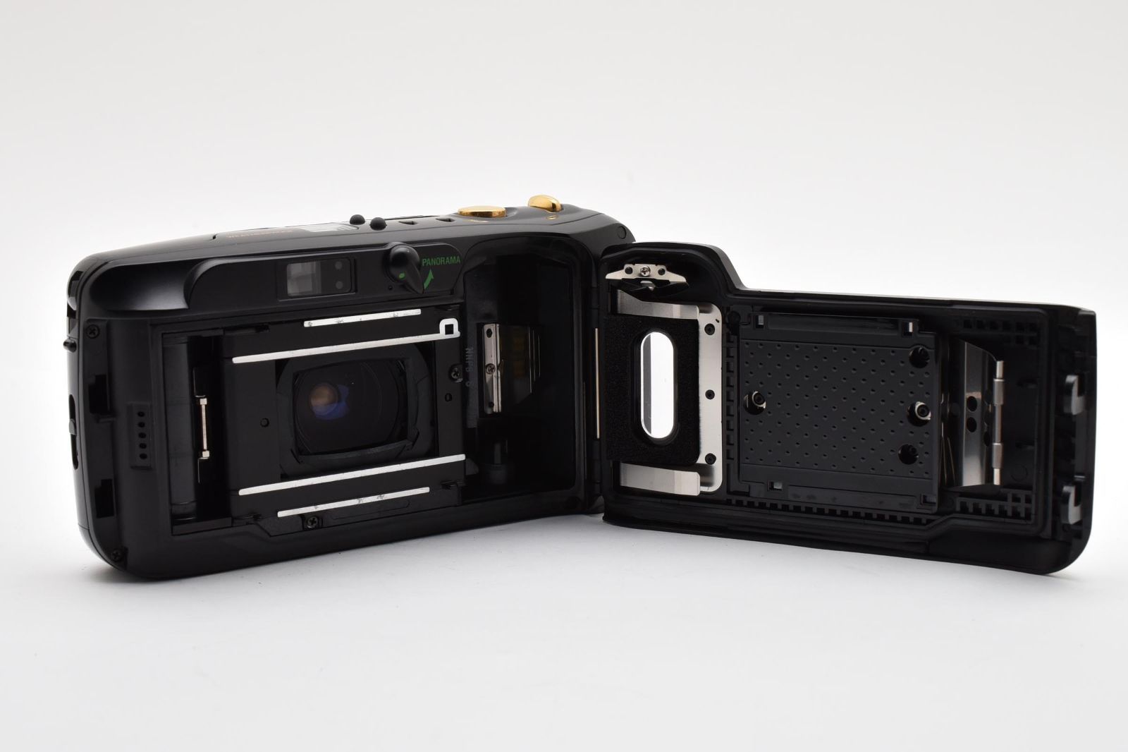 ☆良品☆オリンパス OLYMPUS μ [mju:] ZOOM DELUXE ブラック☆ T99＃5739