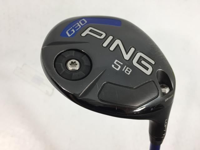 返品OK 【中古ゴルフクラブ】ピン G30 フェアウェイ TFC 390F 5W
