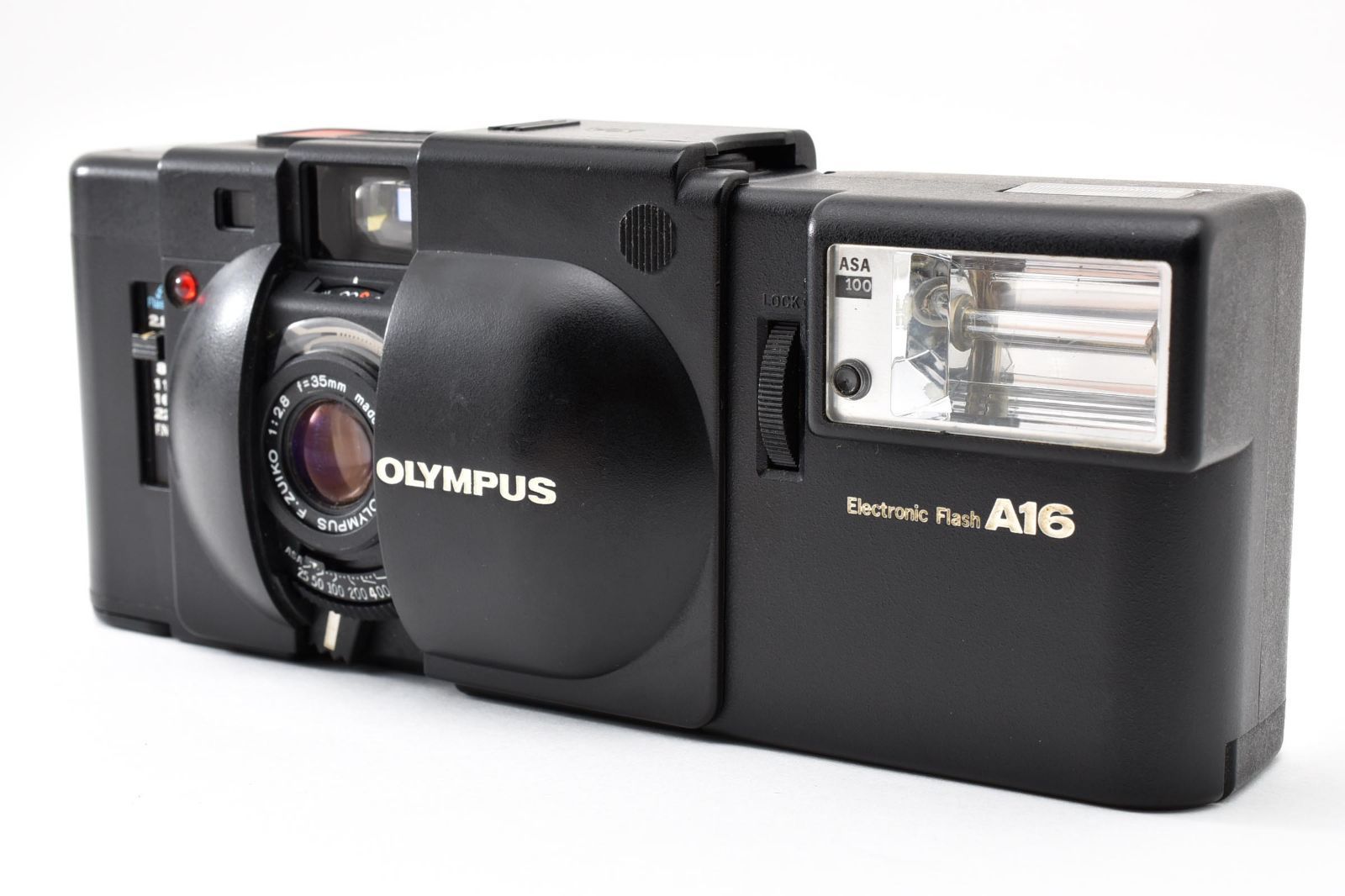 オリンパス OLYMPUS XA + Electronic Flash A16 #5338W0655