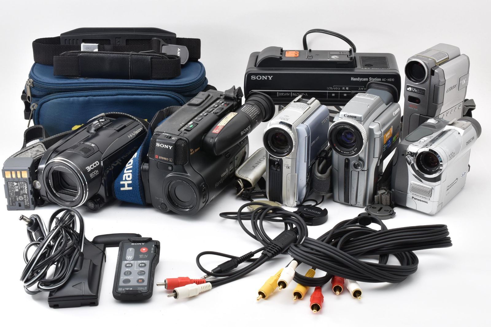 ☆訳あり大特価☆ ビデオカメラまとめ SONY/Panasonic/Victor等