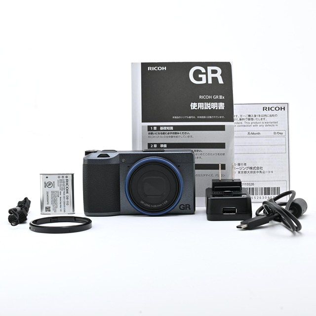 美品＞ RICOH GR IIIx Urban Edition メタリックグレー｜シャッター