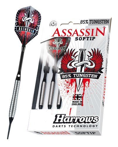 Harrows ASSASSIN 18gR SP 【ソフトダーツ】 高純度化済みモデル(85%タングステン）送料無料 9,687円