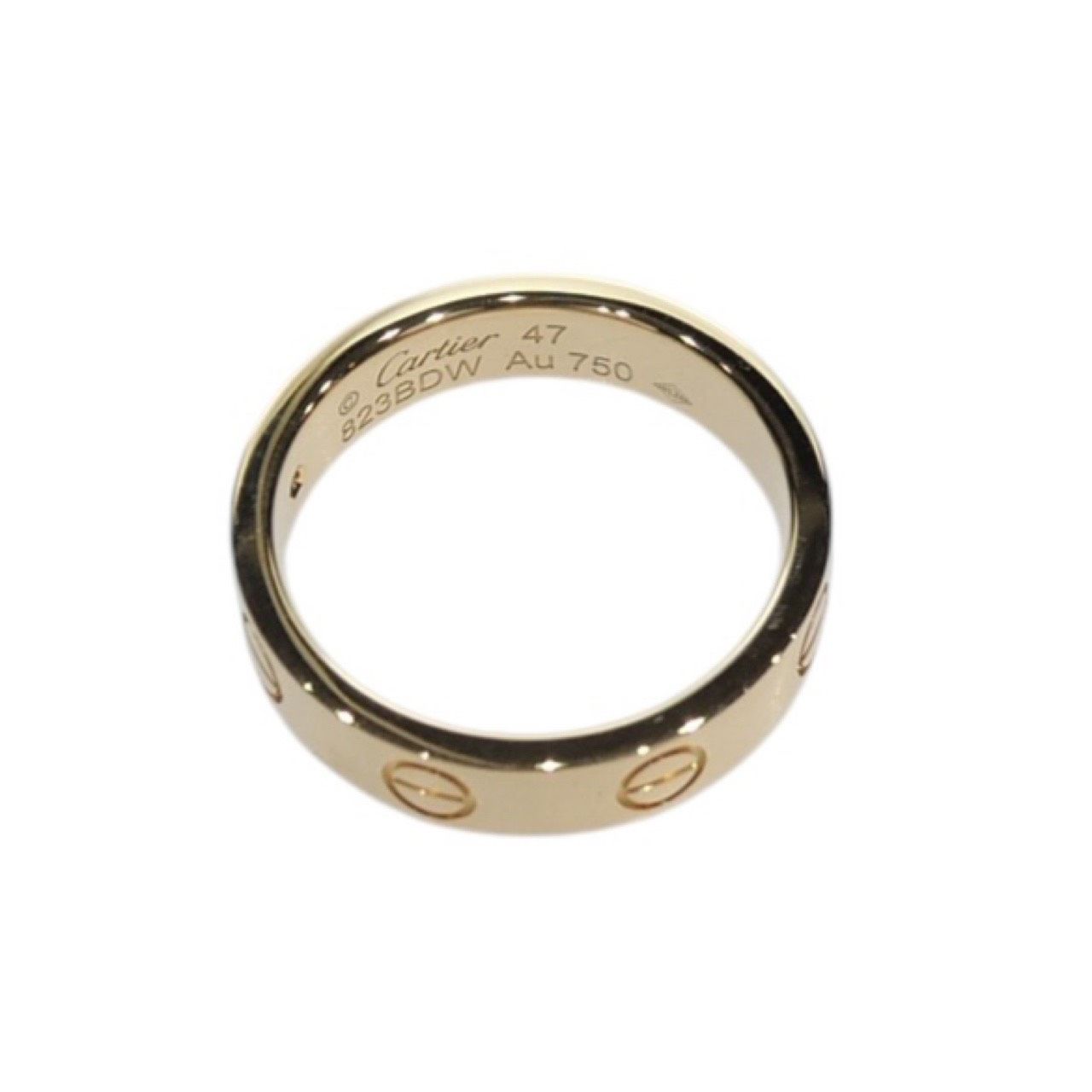 未使用品】Cartier カルティエ ミニラブリング 1Pダイヤモンド K18YG