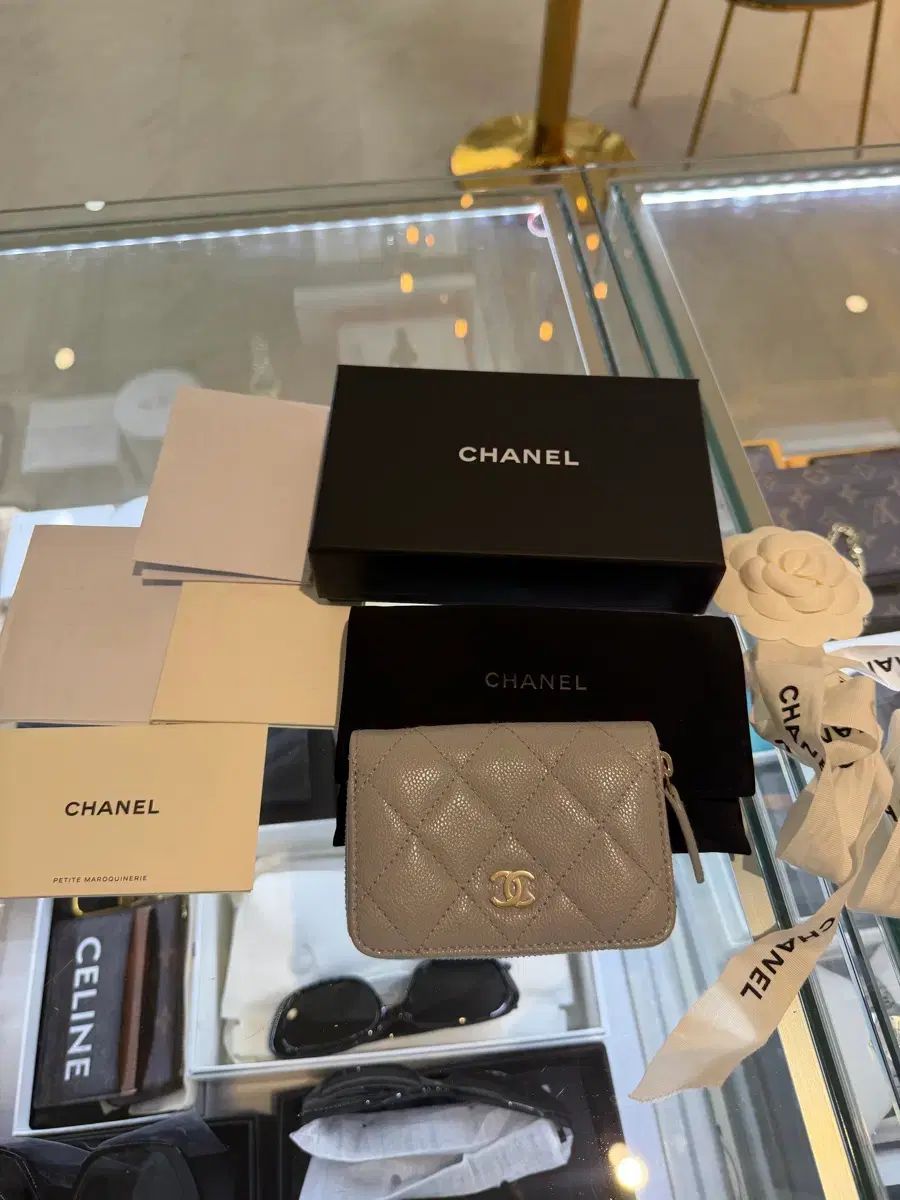 正規品 CHANEL シャネル ジッパー カードウォレット