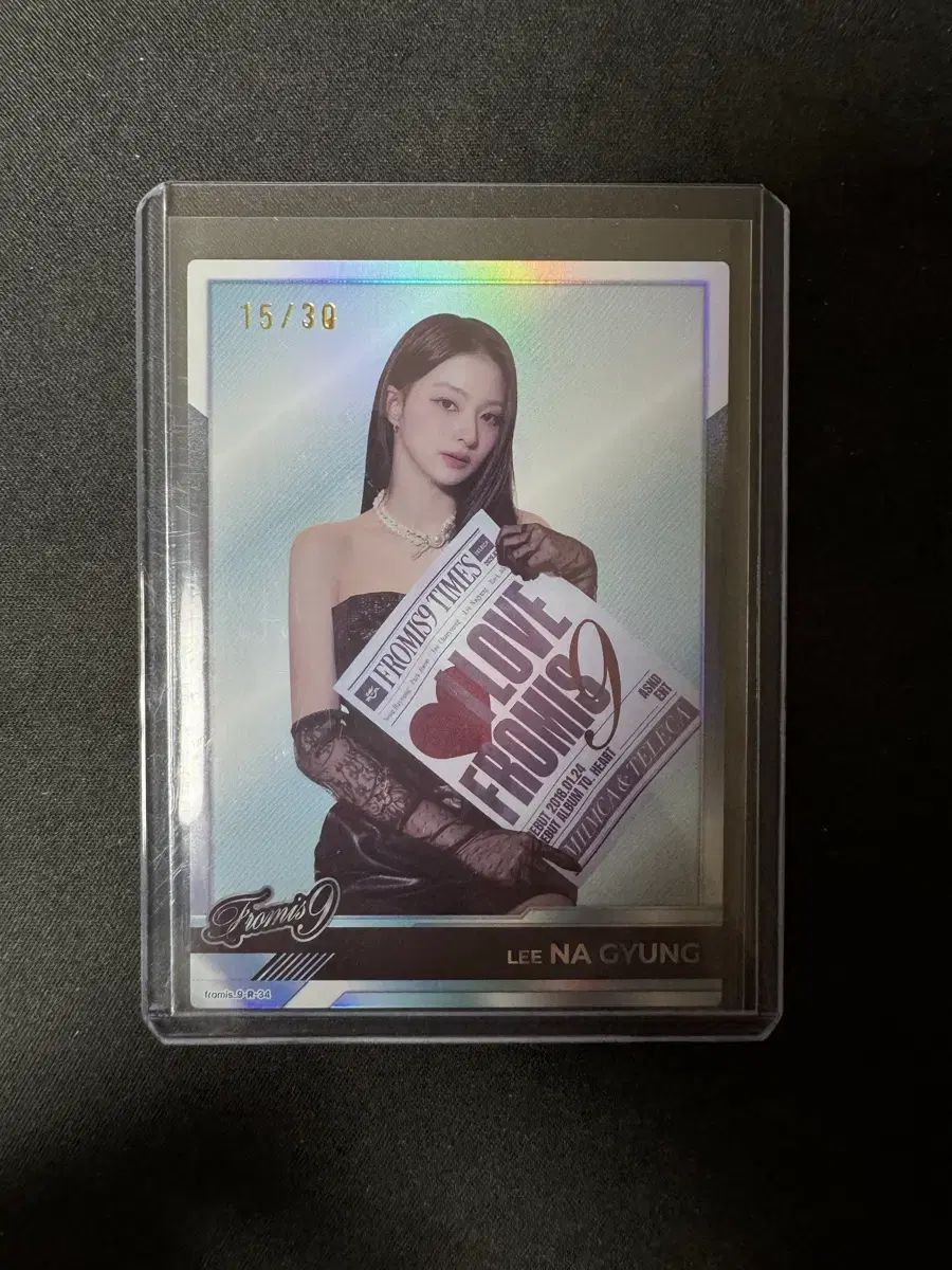 テレカ fromis_9 イ・ナギョン MAGAZINE 30限定 カード