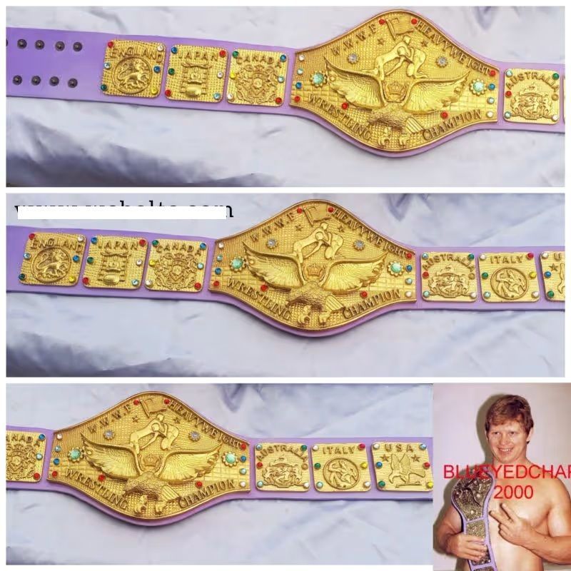 WWWF ボブ・バックランド　　プロレス　 チャンピオンベルト　優勝　　レプリカ プロレス　　小道具　　レプリカ　オーダーメイド【発送到着予定日:8月30日】