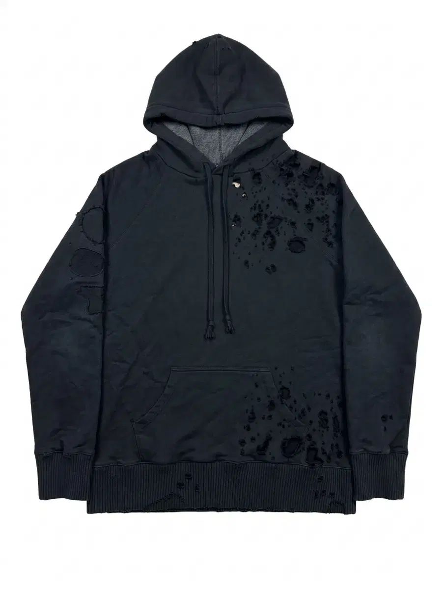 グレッグ ローレン ブラック ダメージ WHO フーディー XXL