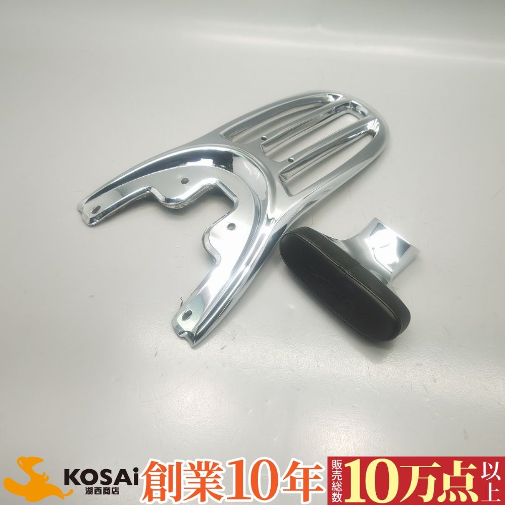 ハーレー　V-Rod/Vロッド(2002-06)　純正　ラゲッジラック ミニバックレスト キャリア　クロームメッキ　Vロッド