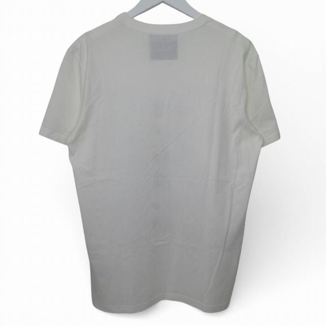 モスキーノ MOSCHINO 美品 Tシャツ 半袖 UFO プリント ホワイト USA38 Lサイズ相当