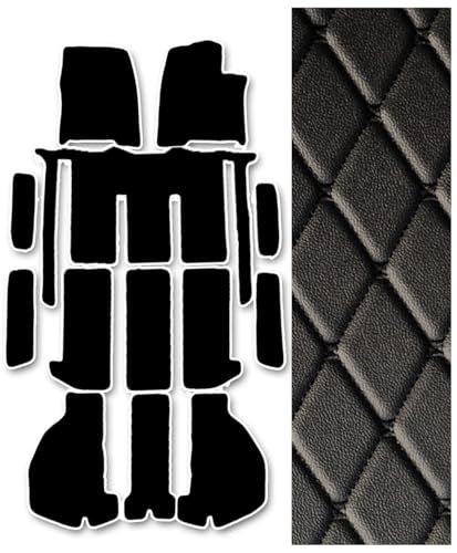 ［Ｄｅａｒ Ｃｏｌｏｇｎｅ］アルファード フロアマット 防水 車 30系 20系 10系 ヴェルファイア 7人 8人 高級 PVC 前期 後期 自動車 マット カーマット ハイブリッド ガソリン 1台分 dz097 40系A カラー3(ブラッ d15c9e43