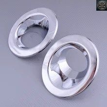 ランドローバー フリーランダー2 LR2 2008 2009 2010年モデル用 フロントフォグランプカバートリムリング クロームABS製 1ペア