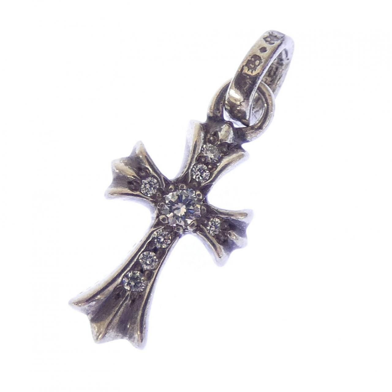 クロムハーツ CHROME HEARTS CH CROSS BABY FAT PAVE DMND ベイビーファット 202033722SLVXXX036 ペンダント
