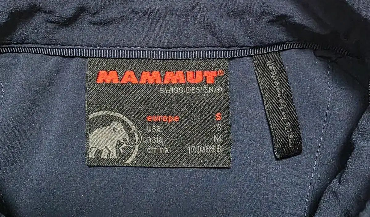 マムート MAMMUT カラーネック 半袖シャツ メンズ S(90)