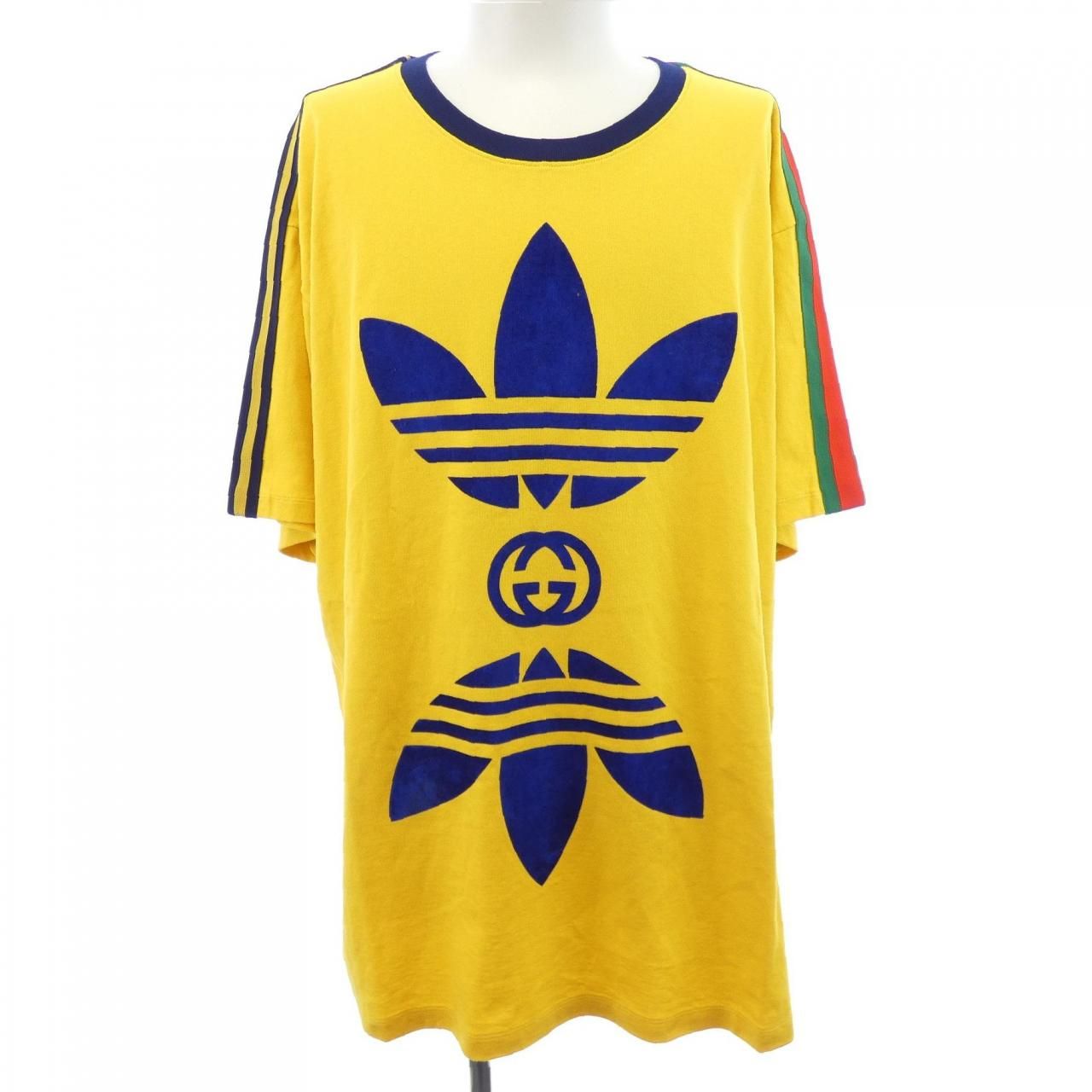 グッチ GUCCI ADIDAS コットンジャージーTシャツ 691636 XJEKR Tシャツ