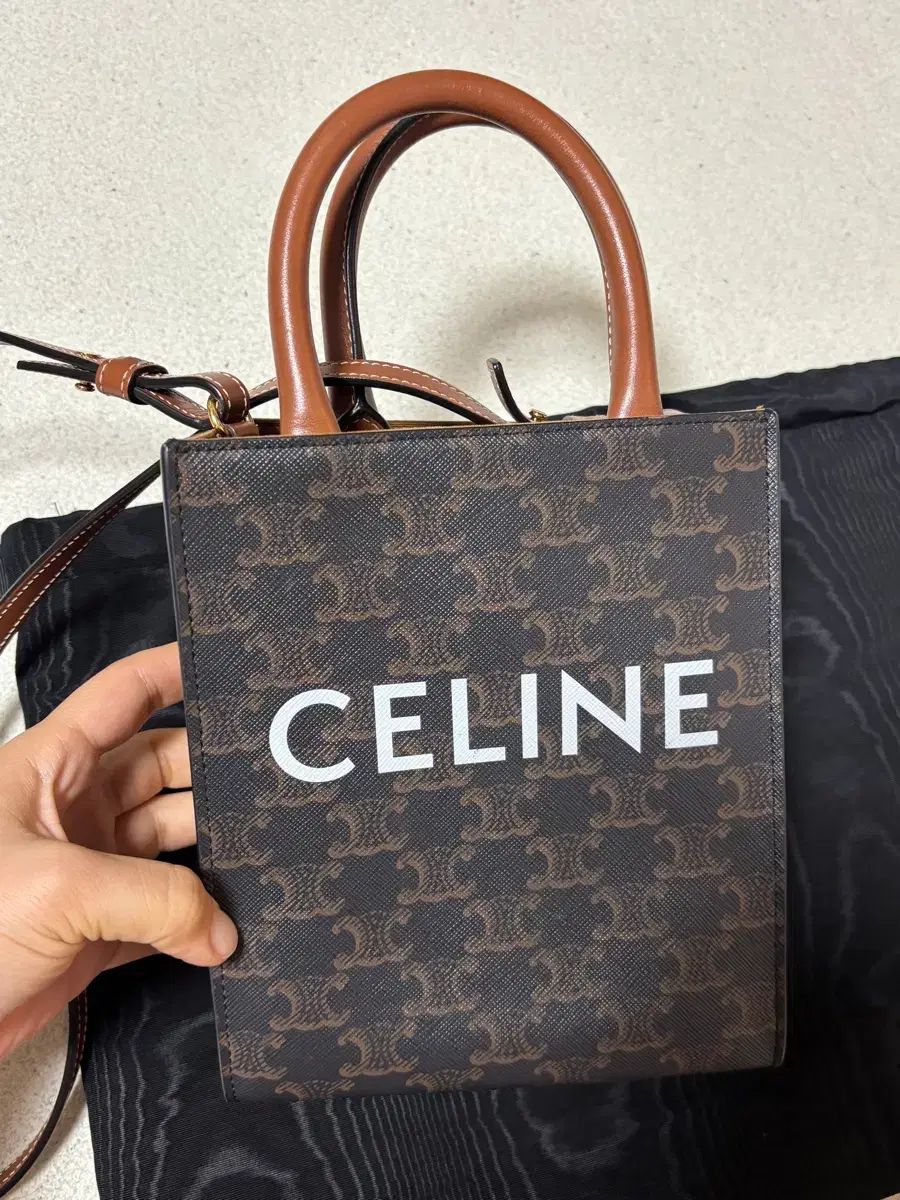 Celine セリーヌ カバスバッグ ブラウン