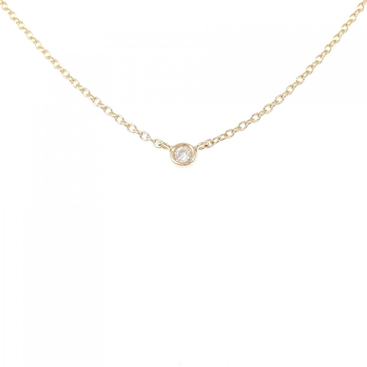 K18YG ダイヤモンド ネックレス 0.03CT