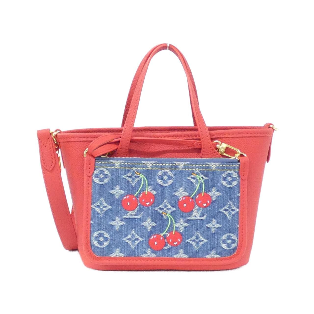 ルイヴィトン モノグラム チェリー デニム(LV X TM) ネヴァーフル インサイドアウトBB M14997 バッグ