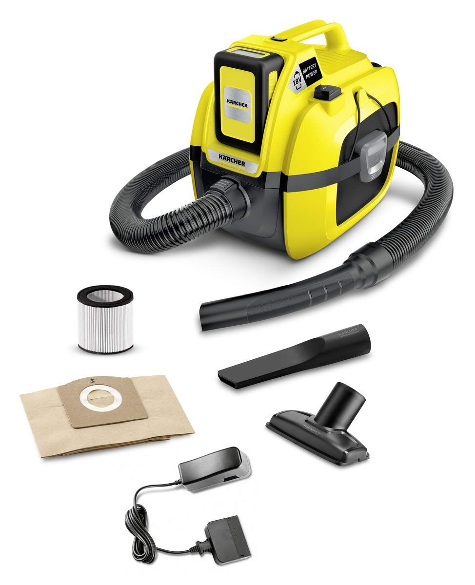 ケルヒャー(KARCHER) 乾湿両用バキュームクリーナー ブロワー機能付き WD1 バッテリーセット 1.198-306.0yu bfc34a7a