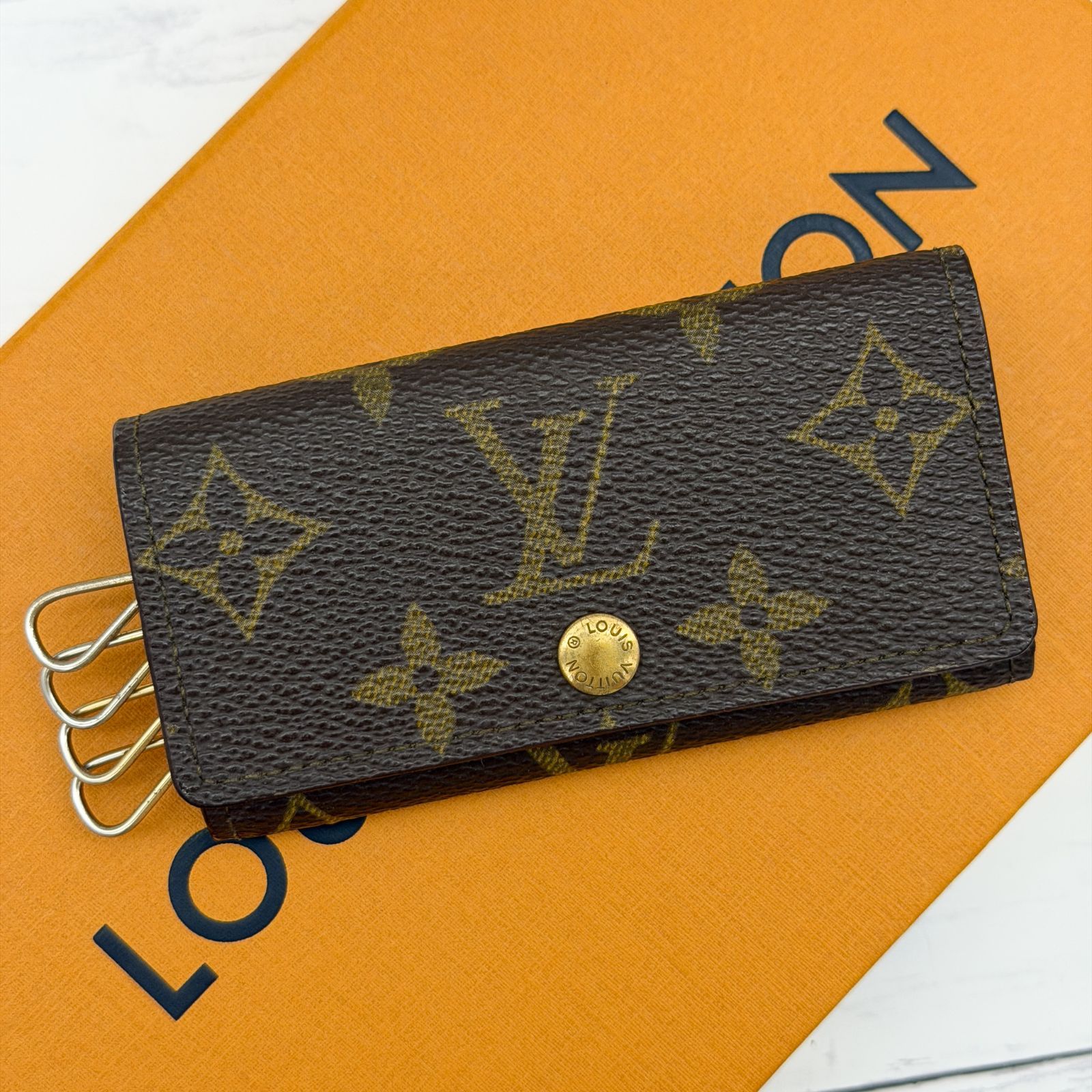 LOUIS VUITTON キーケース モノグラム ミュルティクレ4