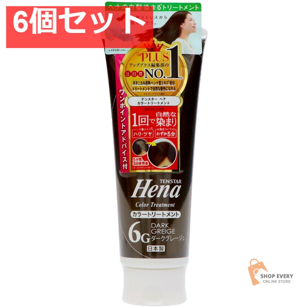 三宝商事 テンスター カラートリートメント ダークグレージュ 250g 6個セット まとめ売り