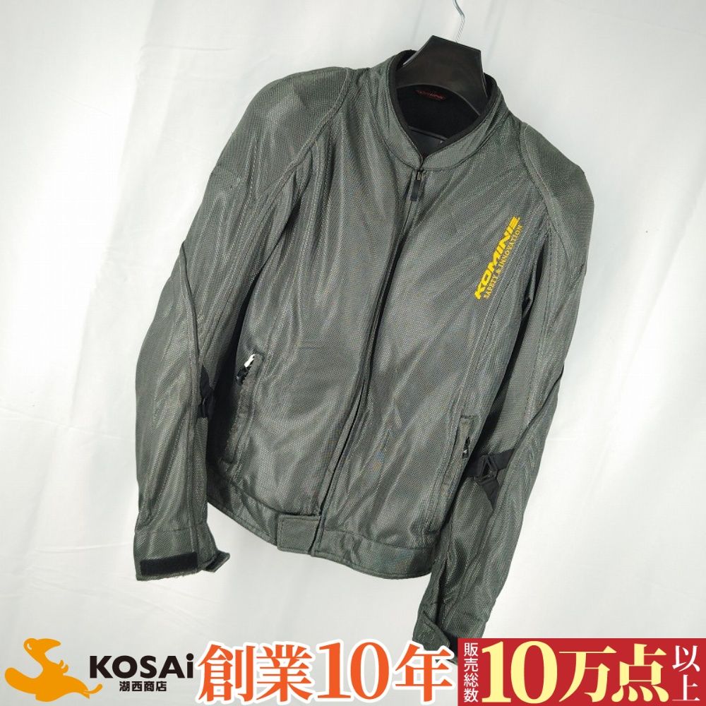 KOMINE(コミネ) 07-053 フルメッシュジャケット クノッソ XLサイズ ガンメタル 肩幅44/身幅50/袖丈56/着丈65cm