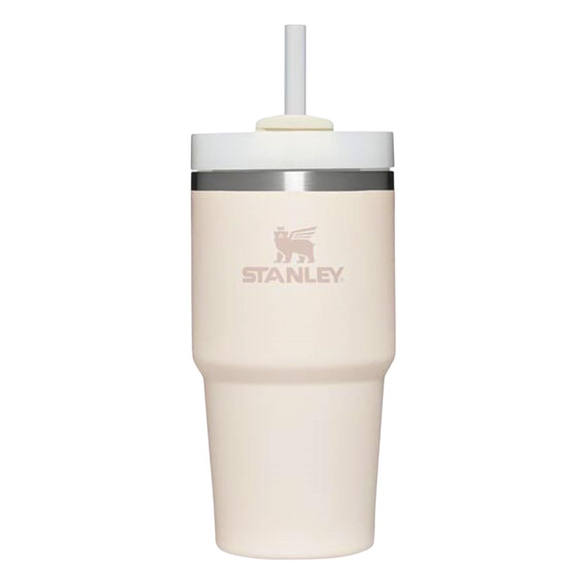 STANLEY H2.0 真空スリムクエンチャー 0.6L ステンレス ストロー タンブラー 600ml 保冷 水筒 アウトドア 10-10826 クリーム2.0送料無料