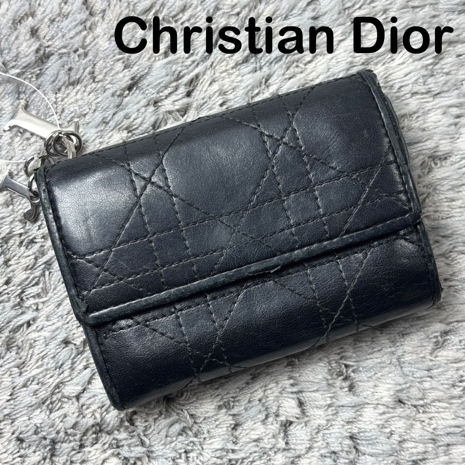 クリスチャンディオール ChristianDior カナージュフラグメントケース Christian Dior クリスチャンディオール フラグメントケース 二つ折り