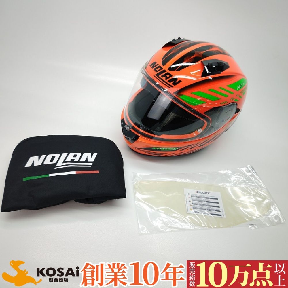 NOLAN ノーラン N60-6 SPORT HOTFOOT Sサイズ(55-56cm) 新品 ピンロック付 フルフェイスヘルメット