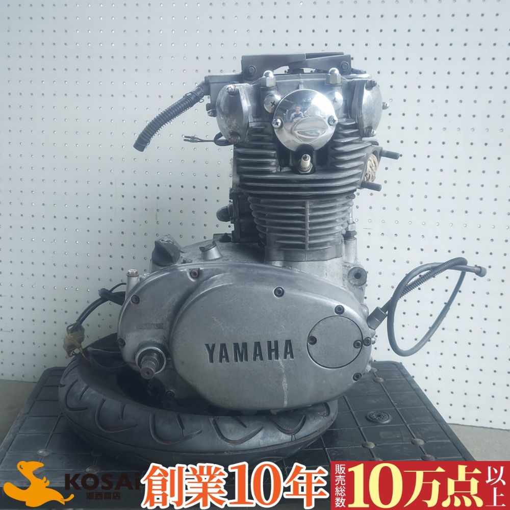 ヤマハ　XS650SPスペシャル　純正　エンジン　1.8万km　オイル抜き済み　実働外し