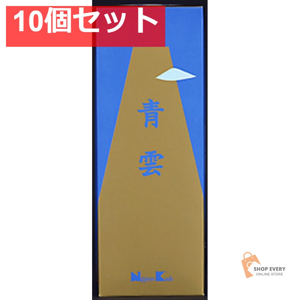 日本香堂 青雲 長中把 10入 10個セット まとめ売り