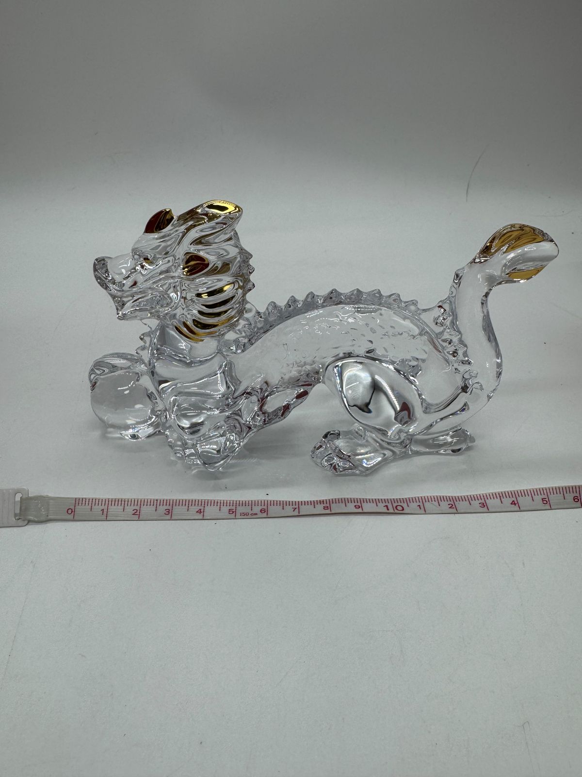 未使用】 Baccarat バカラ 十二支 辰 龍 ドラゴン クリスタル 置物