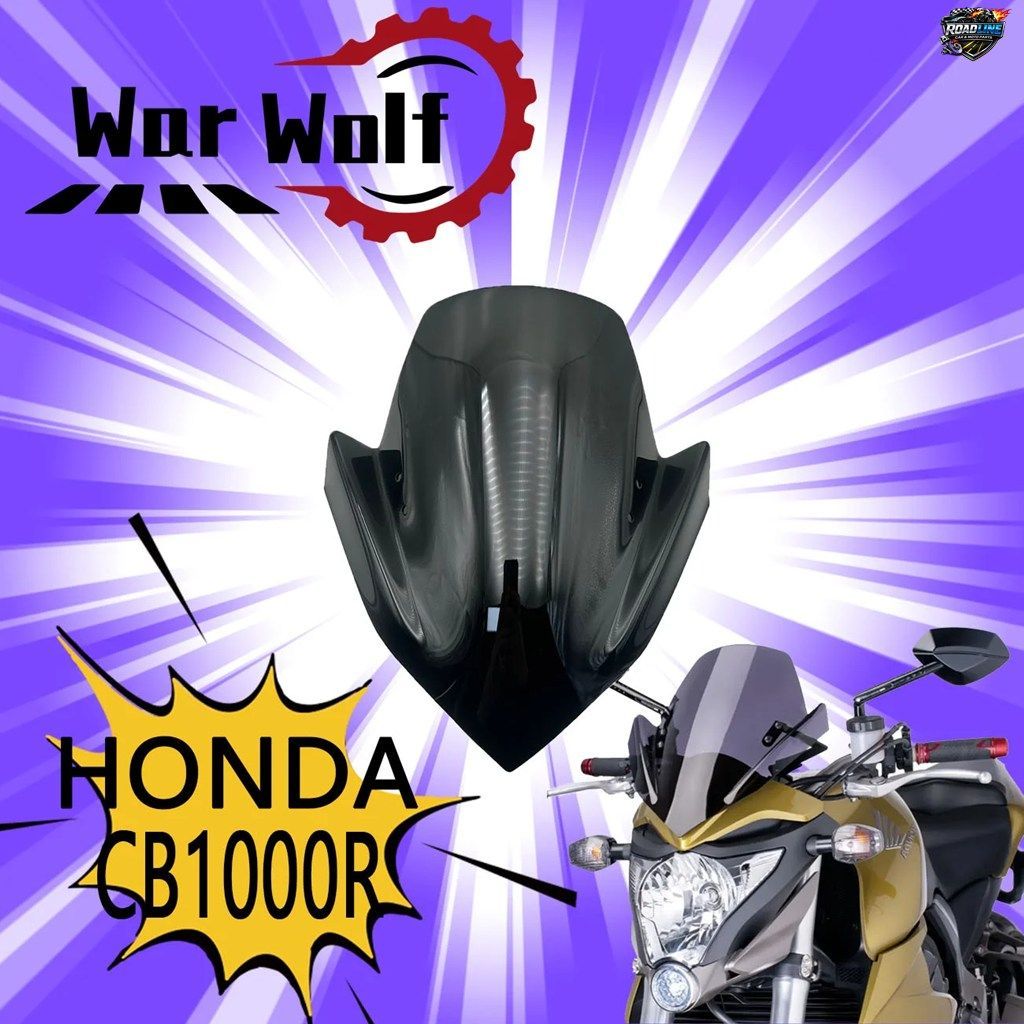 ホンダ CB1000R 2008 - 2015年11月 2016年モデル用モーターサイクルスポーツウインドシールドウインドスクリーンキットディフレクターシュ