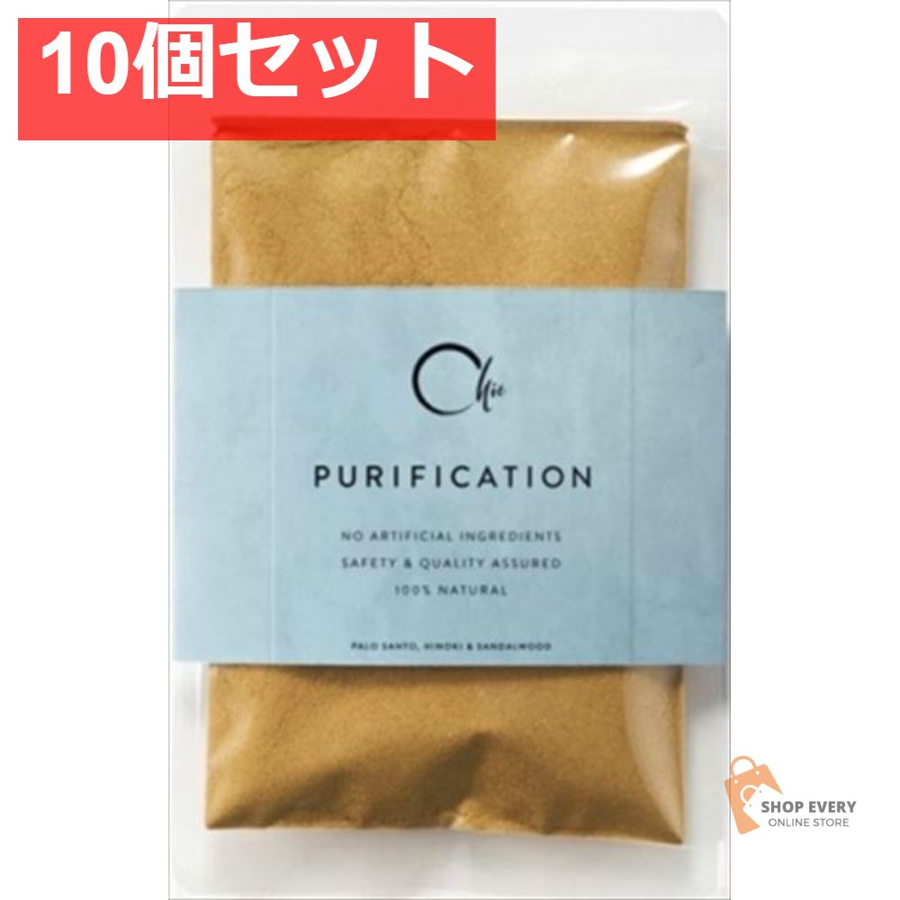 日本香堂 CHIE PURIFICATION パウダー 30g 10個セット まとめ売り