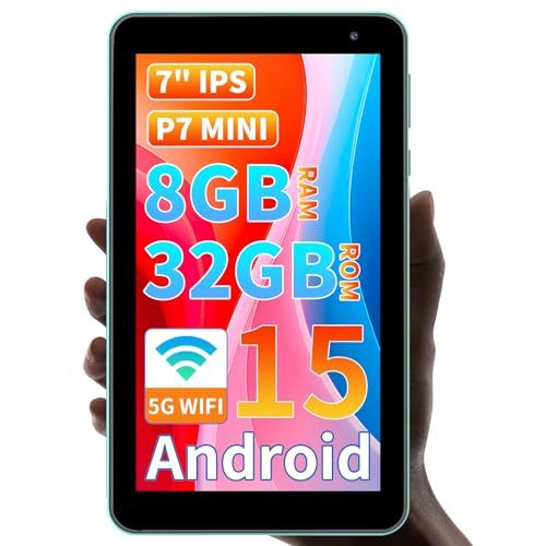 VASOUN P7 7インチ Android 15 タブレット Wi-Fiモデル｜8GB(3+5拡張)+32GB(最大1TB対応)｜5コアCPU・IPS液晶｜3500mAh・Type-C充電｜日本語対応・軽量設計｜グリーン★m 52db7999 8,747円
