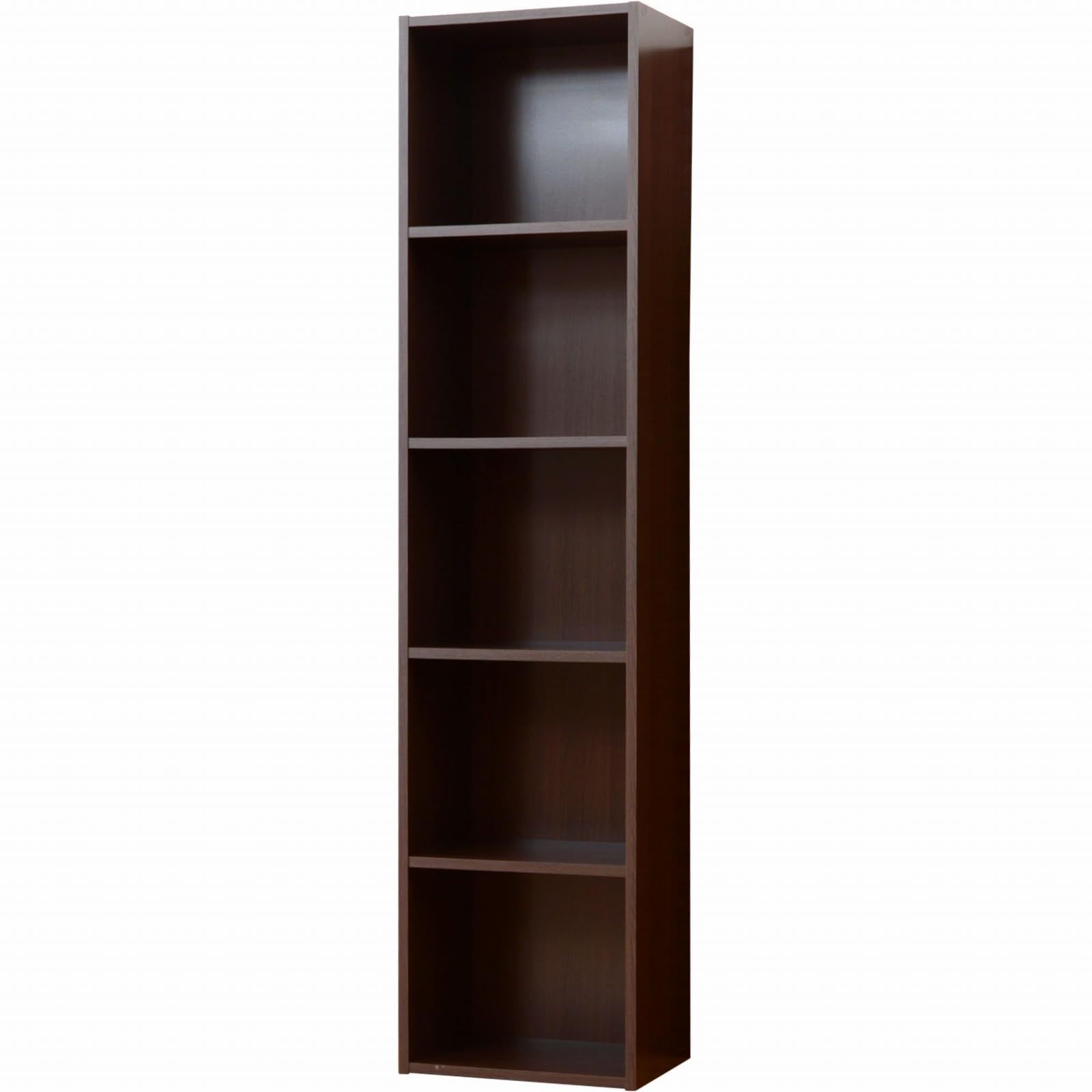 ★新品★ワイエムワールド カラーボックス 5段 A4対応 幅40 奥行29 高さ170 木製 ブラウン 00-hn-01002 18230ccb