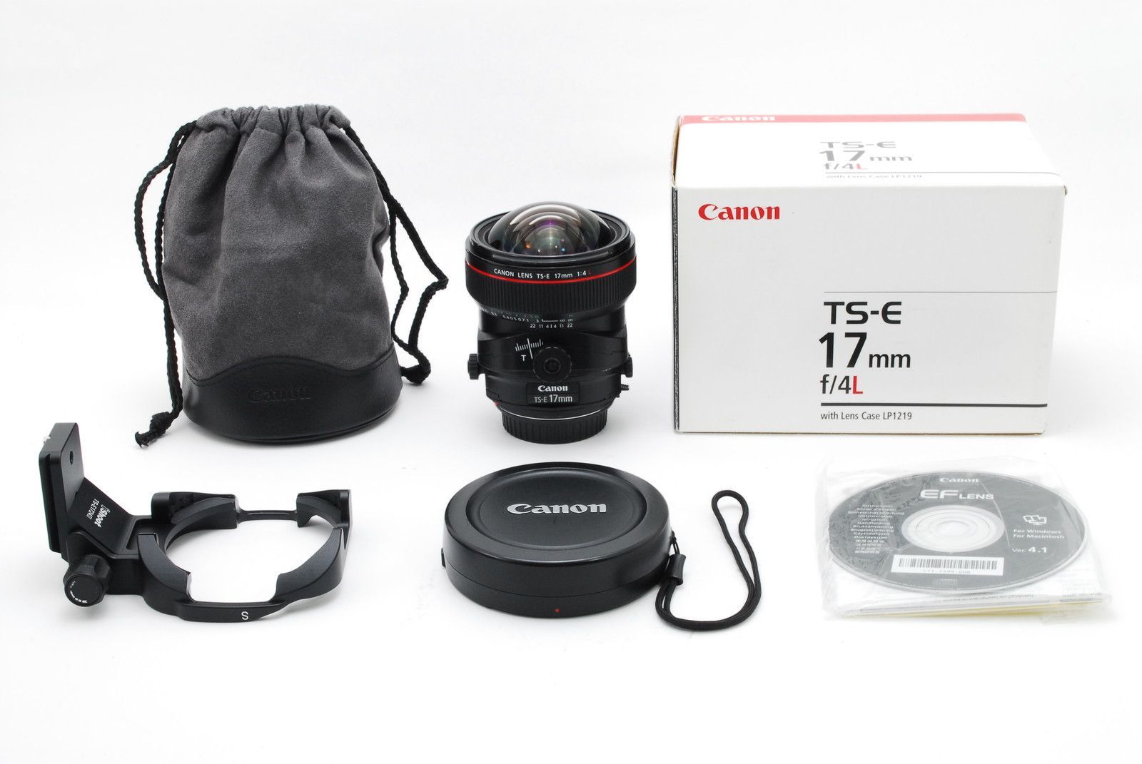Canon TS-E 17mm F/4 L キャノン シフトレンズ 箱/トライポッドリング