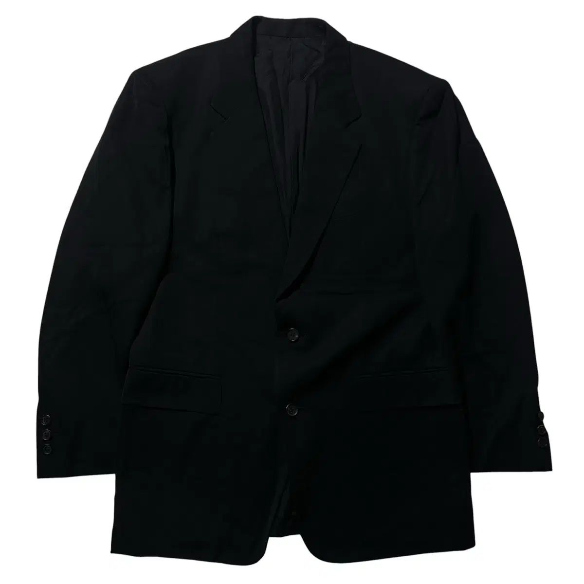 M ISSEY MIYAKE イッセイミヤケ Single 2B ブレーザー ジャケット ブラック