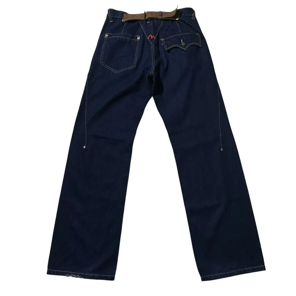 30 Evisu エヴィス ベルト ウェスタン デニム パンツ 9,679円