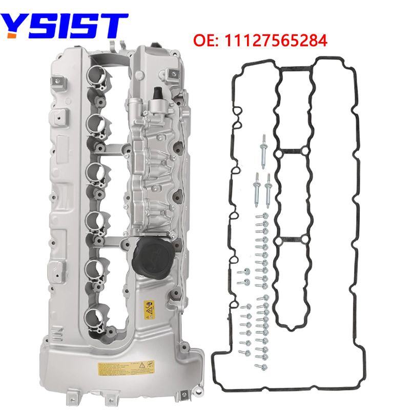 BMW N54 3.0Lターボ エンジンバルブカバー アルミ製 11127565284 135i 335i 535i 740i Z4対応