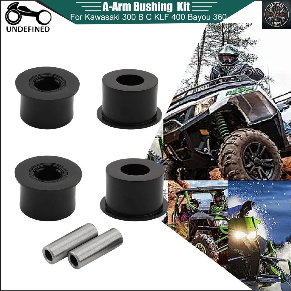 カワサキ Bayou 300 Prairie 2x4 KLF 400 4010 Mule Diesel 3020 3010 用フロント A アーム ブッシング 上下サスペンション コントロール