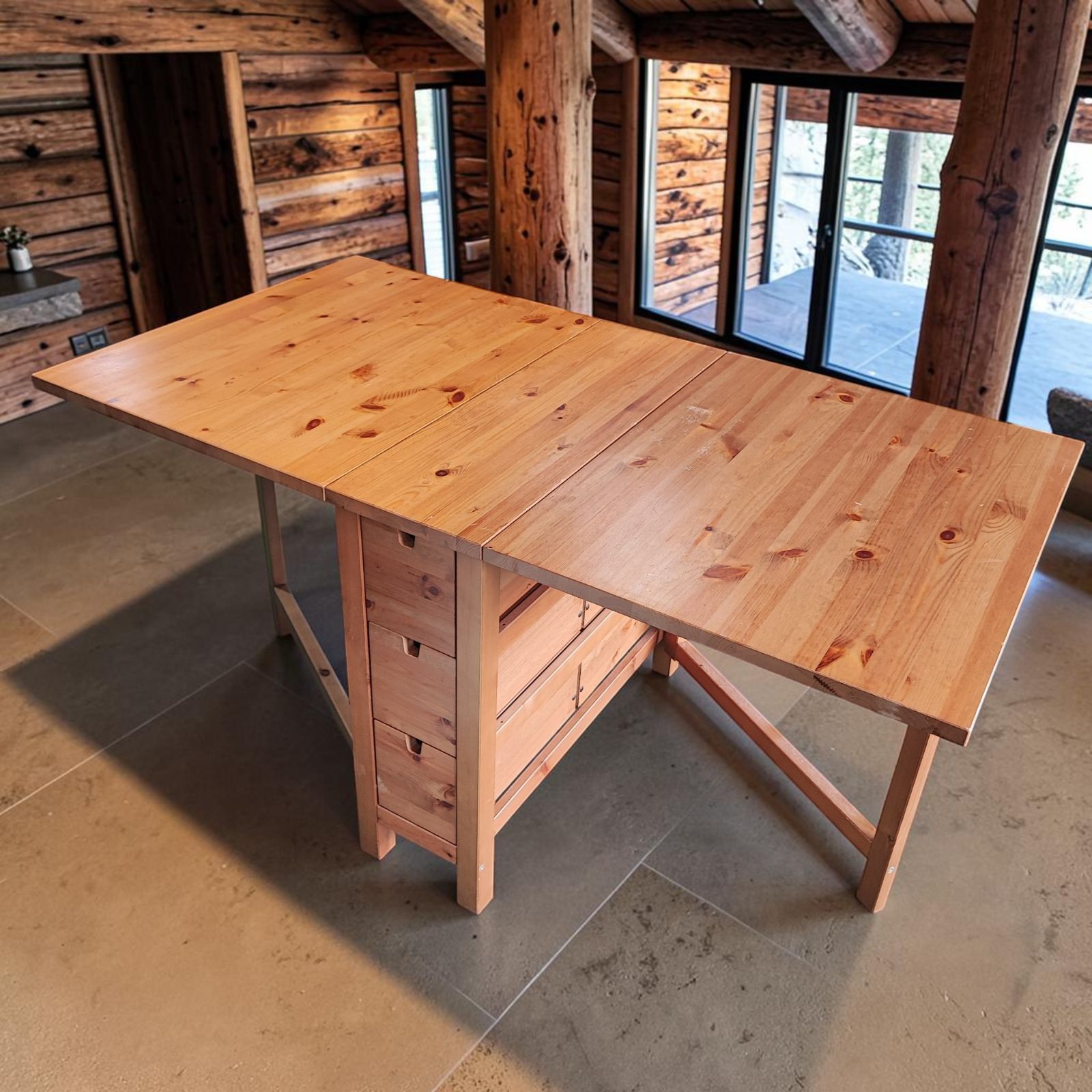 美品★ IKEA イケア NORDEN ノールデン バタフライテーブル IKEA イケア NORDEN ノールデン バタフライテーブル ゲートレッグ