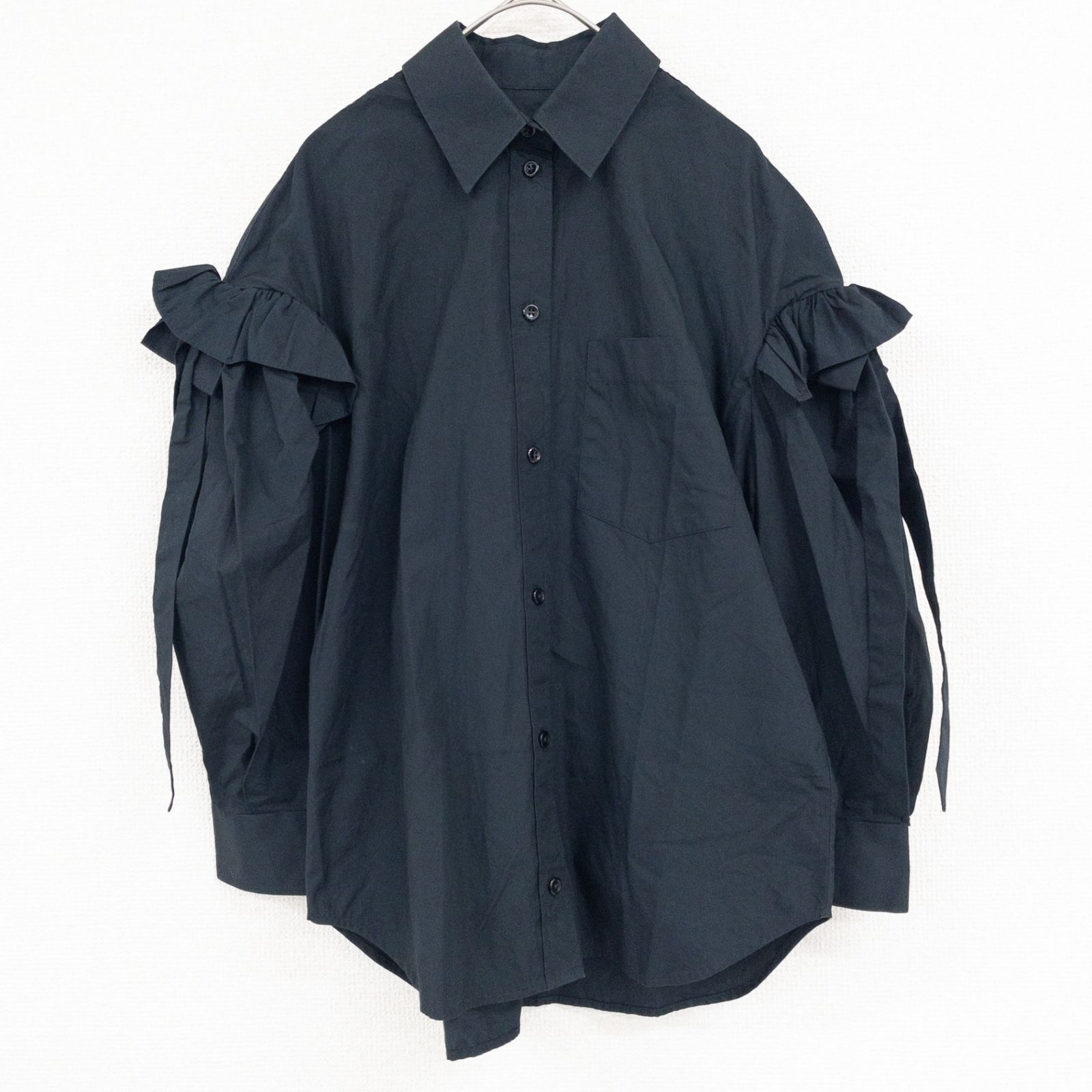 simonerocha シモーネロシャ水色 パフスリーブ シャツ ブラウス Simone Rocha シモーネロシャ ブラウス シャツ パフスリーブ フリル